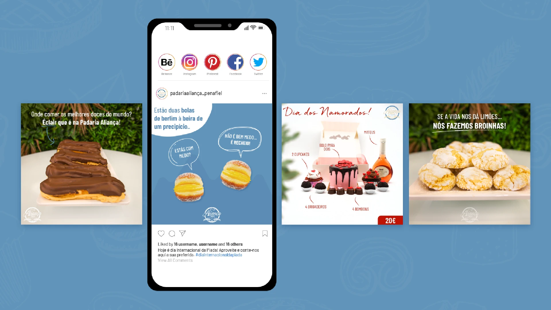 Padaria Aliança final social media project showcase